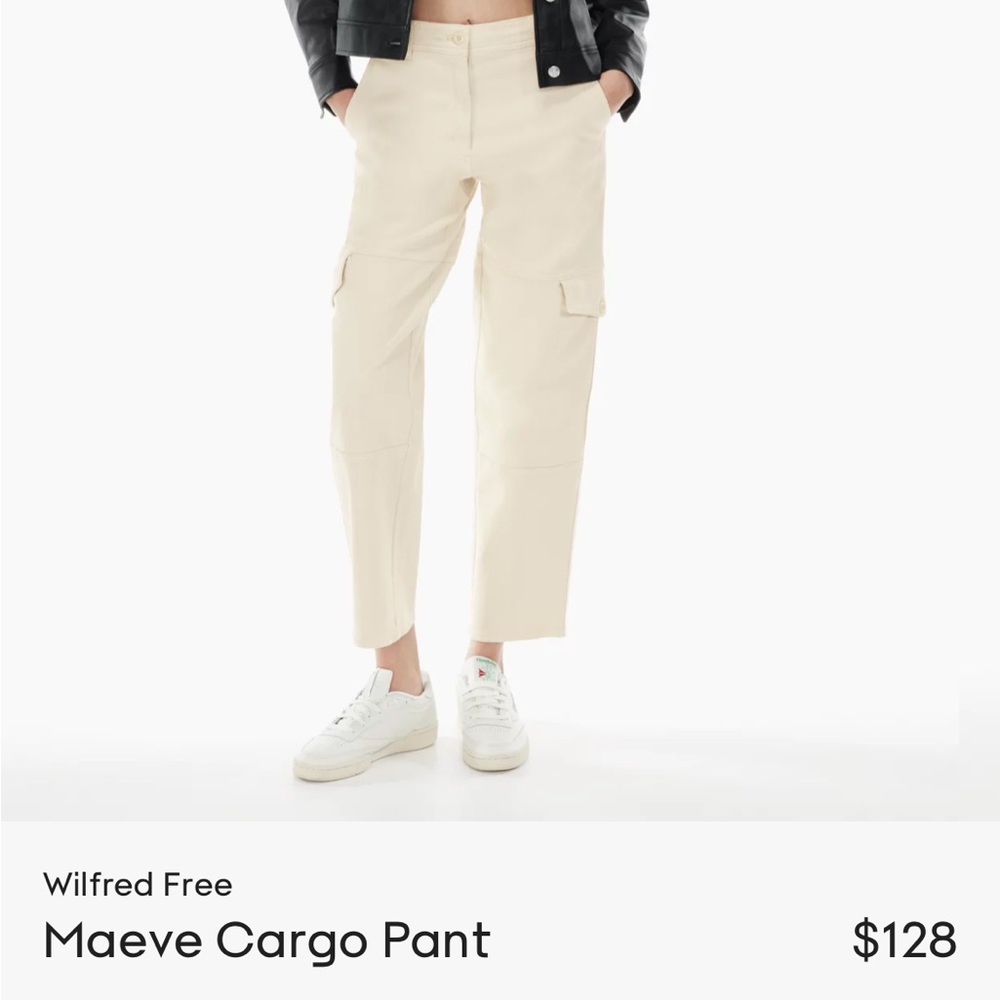 ARITIZIA WILFRED FREE CARGO PANTS SIZE 10- Never Worn
